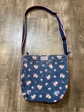 Vintage Cath Kidston Floral Cotton Crossbody Bag